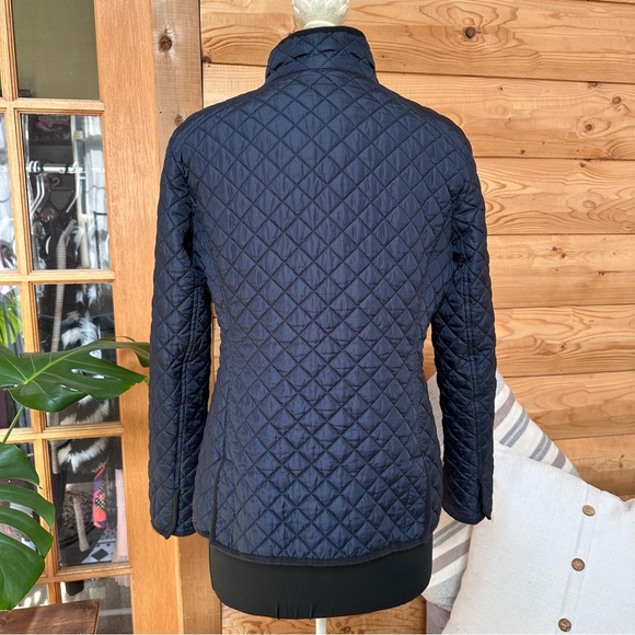 MICHAEL‎ KORS Quilted Black High Neck Women’s Jacket Size 8 - Picture 9 of 14